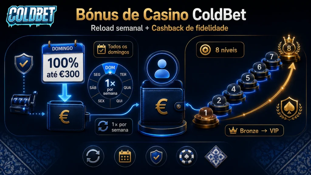coldbet casino bonus pt